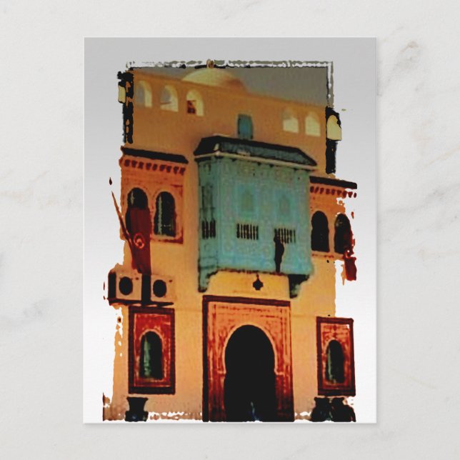 Cartão Postal Porta, Tunísia, Norte de África (Frente)