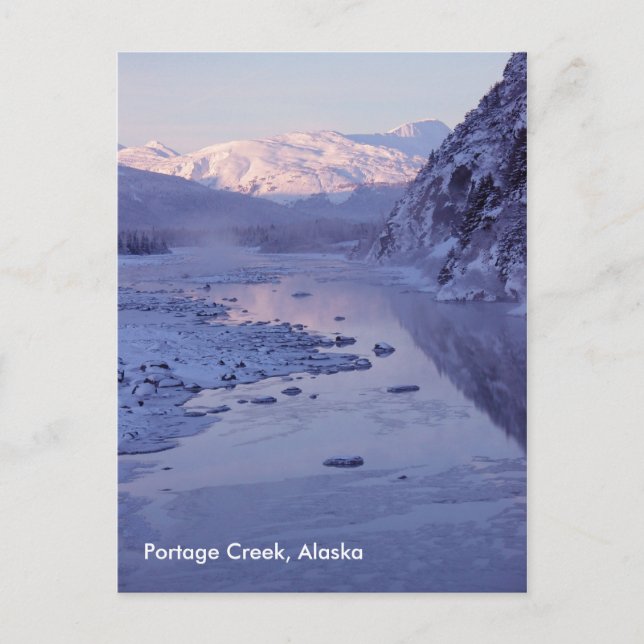 Cartão Postal Portage Creek, Alaska (Frente)