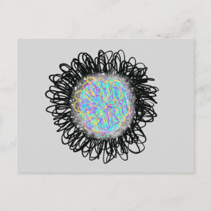 Cartão Postal Portal com rua Weave Art ESS 11 de dezembro de 201