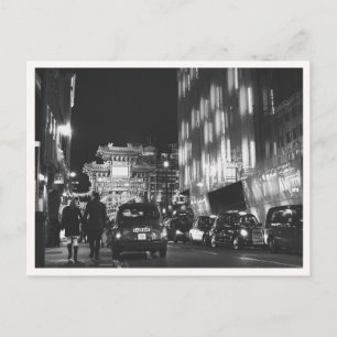 Cartão Postal Portão da Chinatown de Londres Foto Noturna Saudaç