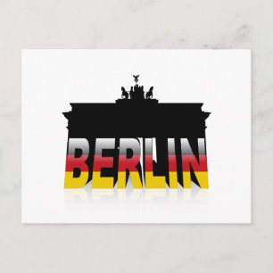 Cartão Postal Portão de Brandemburgo em Berlim (Alemanha)