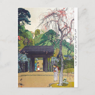 Cartão Postal Portão de Shrine do Templo de Yoshida, legal, jap