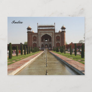 Cartão Postal portão de taj