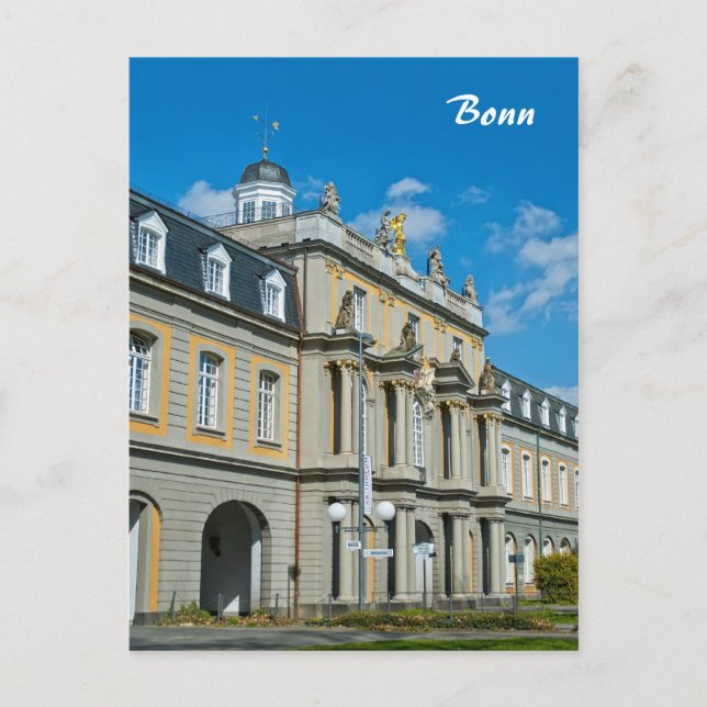 Cartão Postal Portão Koblenz em Bona (Frente)