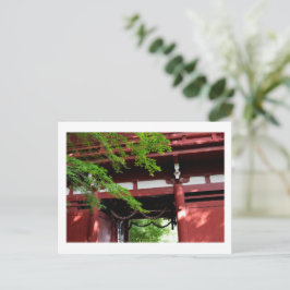 Cartão Postal Portão Niomon, Templo Hondoji, Japão
