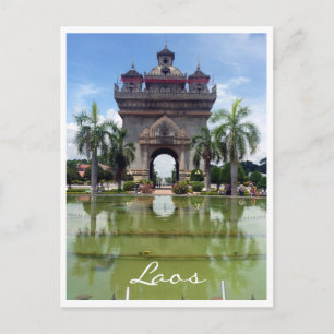 Cartão Postal Portão Patuxai Vienciana