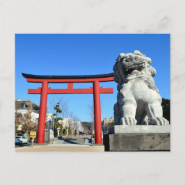 Cartão Postal Portão Shrine: Tsurugaoka Hachiman-gu, Kamakura