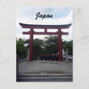 Cartão Postal portão torii kamakura