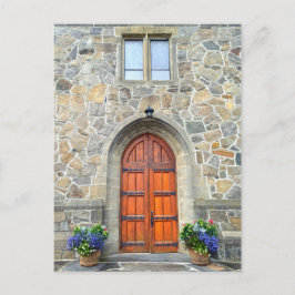 Cartão Postal Portas da Igreja de Woodstock, Vermont