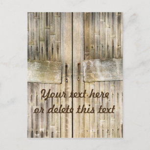 Cartão Postal Portas de bambu
