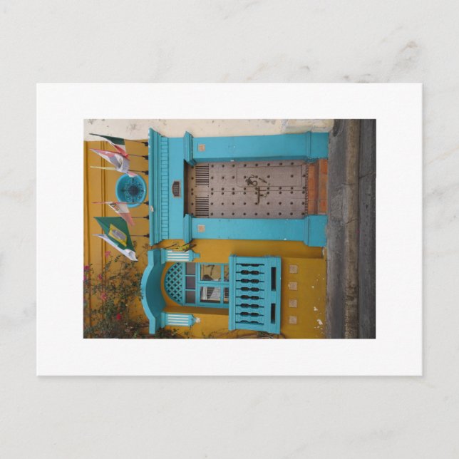 Cartão Postal Portas de Cartagena, Colômbia-1 (Frente)