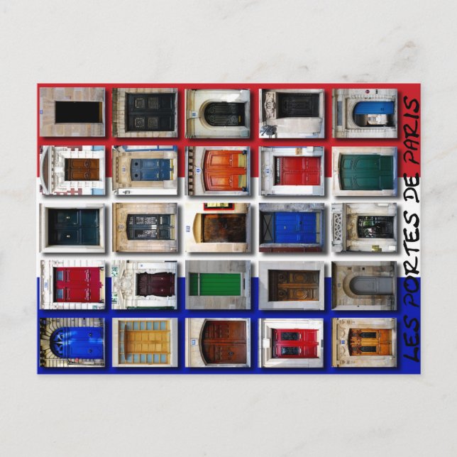 Cartão Postal Portas de Paris (Frente)