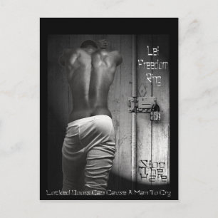 Cartão Postal Portas Trancadas Podem Fazer Um Homem Chorar