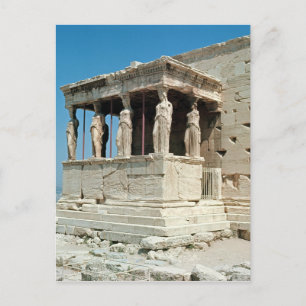 Cartão Postal Pórtico das Cariátides, Erechtheion, c.421-405 a.C
