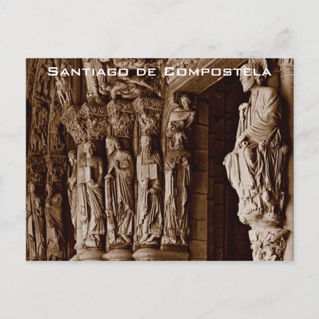 Cartão Postal Portico de la Gloria (Frente)