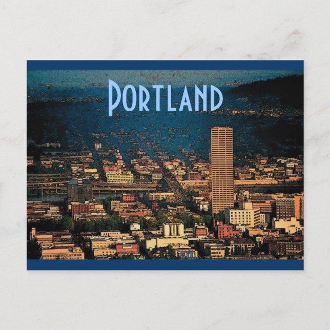 Cartão postal Portland (Frente)