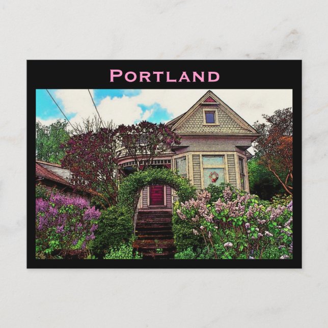 Cartão postal Portland (Frente)