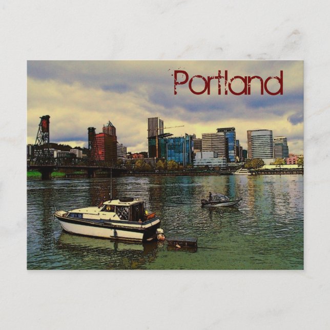 Cartão postal Portland (Frente)