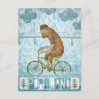 Cartão Postal Portland Bigfoot