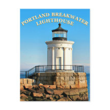 Portland Breakwater Lighthouse, Cartão-postal Main