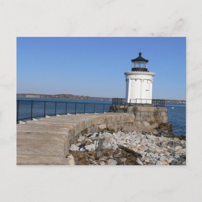 Cartão Postal Portland Breakwater Lighthouse_New England (Frente)