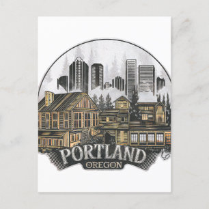 Cartão Postal Portland City Oregon USA