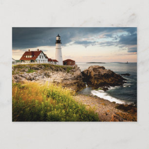 Cartão Postal Portland Head Light Cabo Elizabeth ME