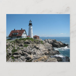 Cartão Postal Portland Head Light, Maine, EUA.