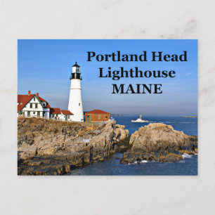 Cartão Postal Portland Head Lighthouse, Maine Postcard