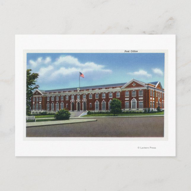 Cartão Postal Portland, MaineExterior View do Posto (Frente)