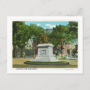 Cartão Postal Portland, MaineOverhead View de Portland