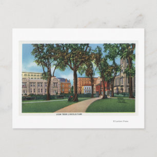 Cartão Postal Portland, MaineScenic View do Lincoln Park