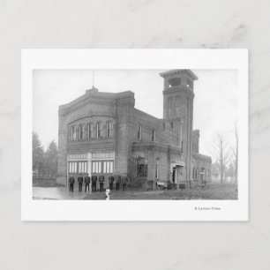 Cartão Postal Portland, OR Fire Station View e Tower