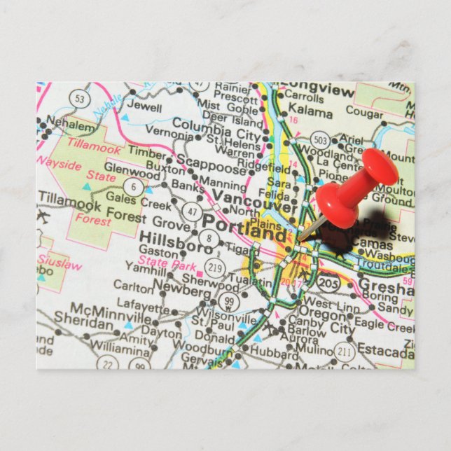Cartão Postal Portland, Oregon (Frente)