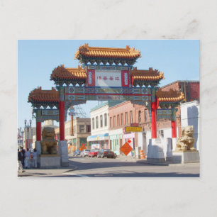 Cartão Postal Portland Oregon Chinatown Gate Postcard