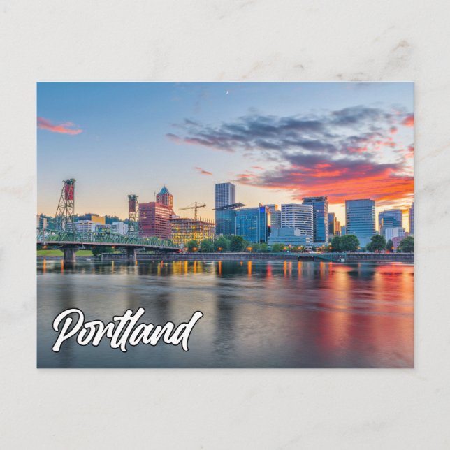Cartão Postal Portland, Oregon, Estados Unidos (Frente)