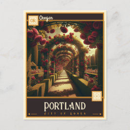Cartão Postal Portland, Oregon | Vintage