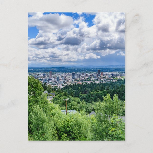 Cartão Postal Portland Skyline (Frente)