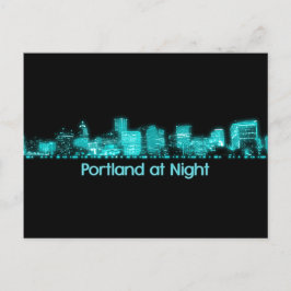 Cartão Postal Portland Skyline