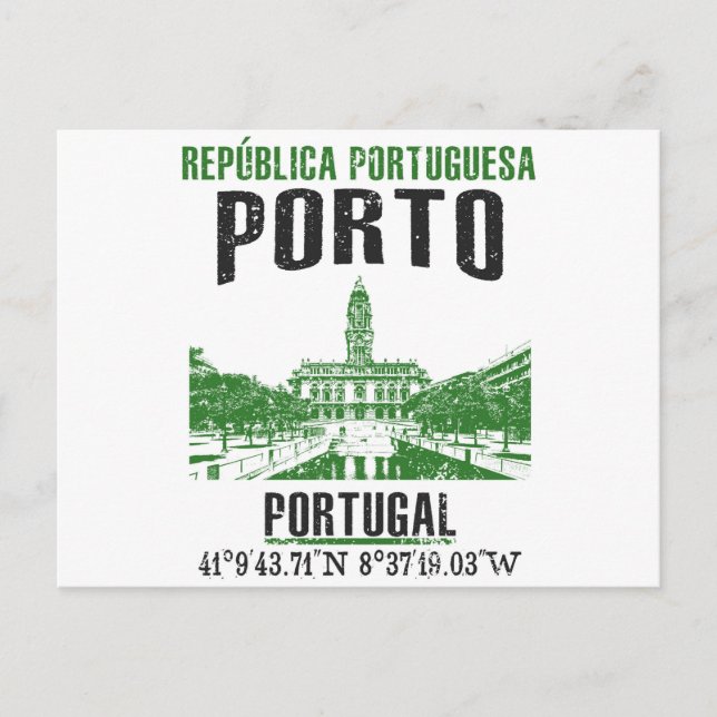 Cartão Postal Porto (Frente)