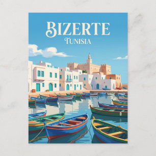 Cartão Postal Porto Antigo, Bizerta Tunísia