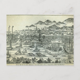 Cartão Postal Porto da Cidade de Cantão