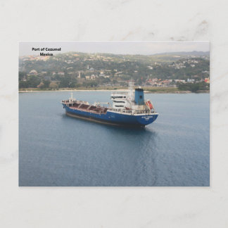 Cartão Postal Porto de Cozumel México