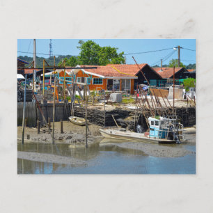 Cartão Postal Porto de La Teste de Buch, França