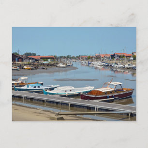 Cartão Postal Porto de La Teste de Buch, França