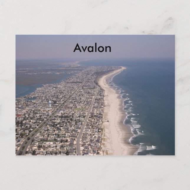Cartão Postal Porto de pedra Avalon Wildwood, Avalon (Frente)
