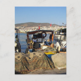 Cartão Postal Porto de Pesca de Kusadasi