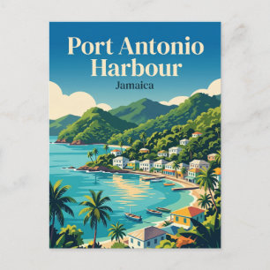Cartão Postal Porto de Port Antonio Jamaica