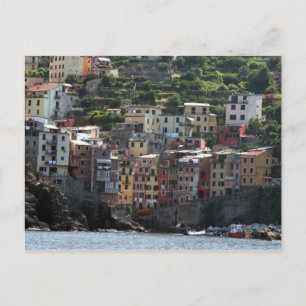 Cartão Postal porto de riomaggiore
