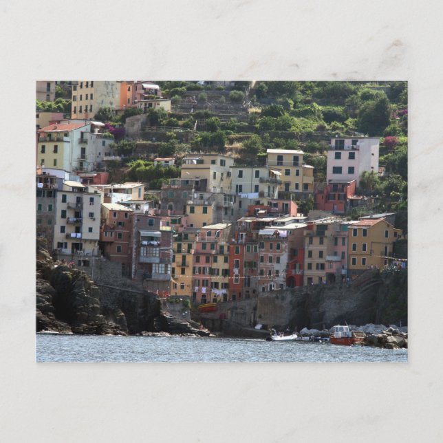 Cartão Postal porto de riomaggiore (Frente)